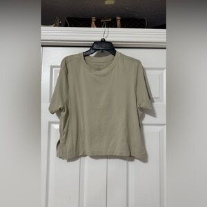 Casual Beige Women's Top